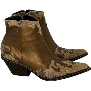 Donald J Pliner Joya Western Couture Boots 10M